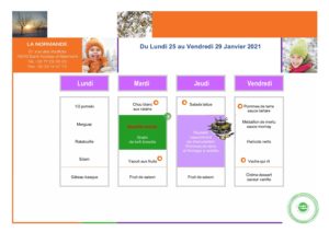 Semaine du 25 janvier